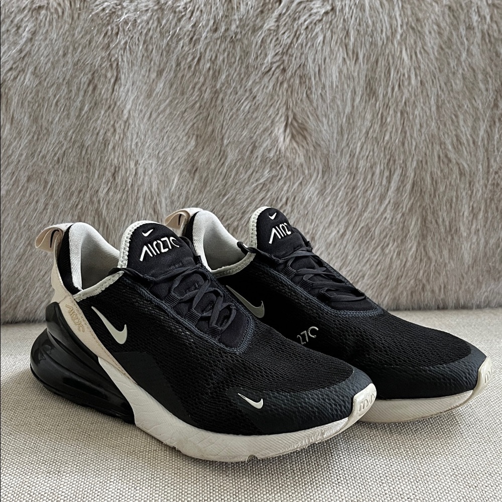 Nike Air Max 270 Black and White Sneakers